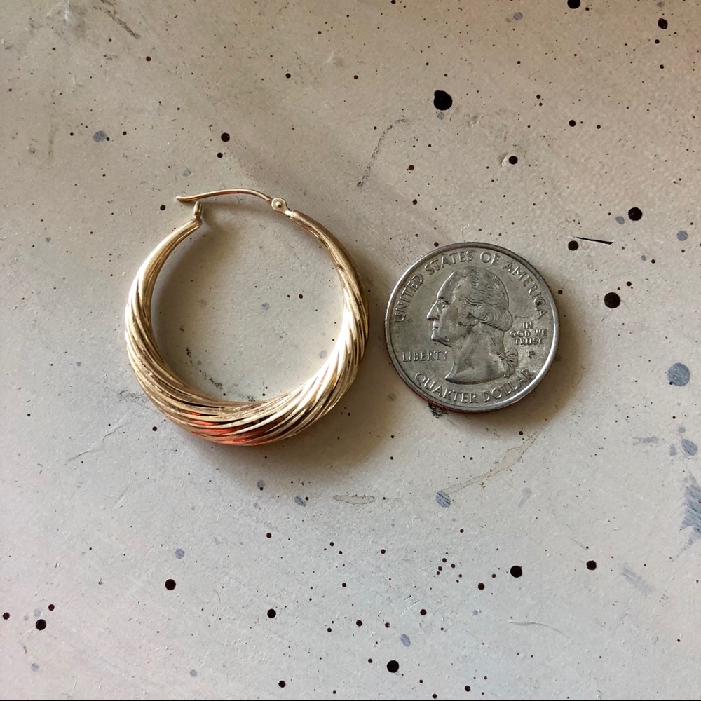 Hoop earrings